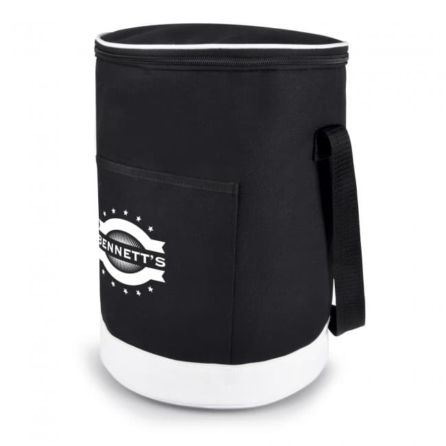 Custom Printed Cylinder Polyester Cooler Bag - Image 2