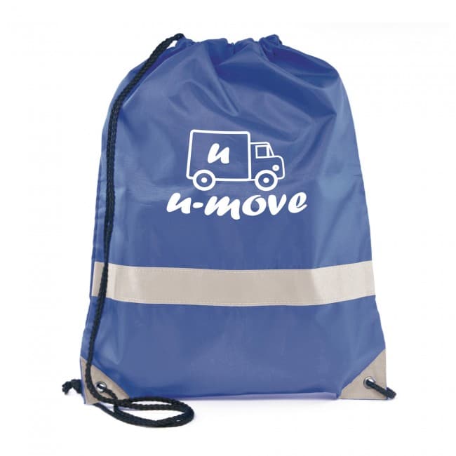 Custom Printed Celsius Reflective Drawstring Bag - Image 1