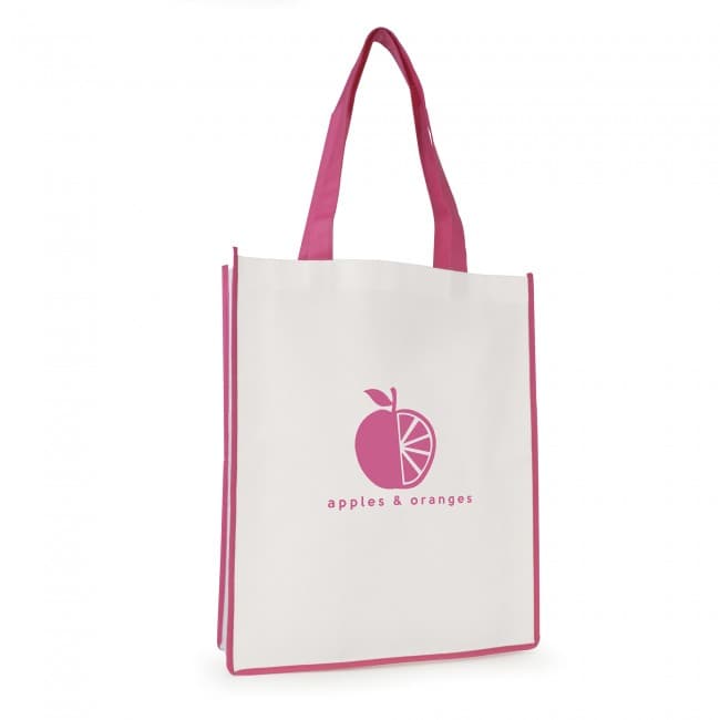 Custom Printed Large Recyclable Non-Woven Contrast Shopper - Image 5