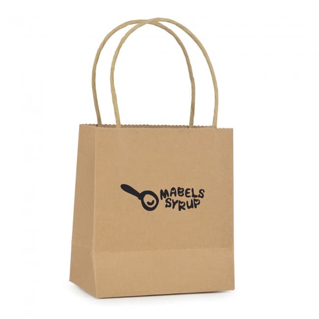 Custom Printed Brunswick Natural Coloured Paper Bag - Image 3