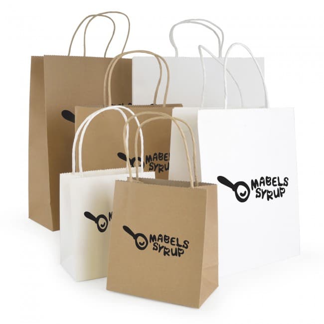 Custom Printed Brunswick Natural Coloured Paper Bag - Image 4