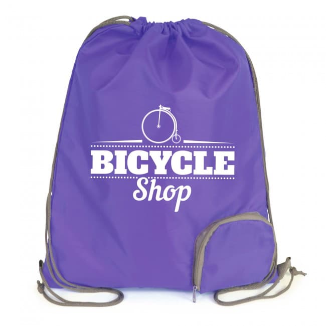 Custom Printed Weybridge Large Drawstring Bag - Image 3