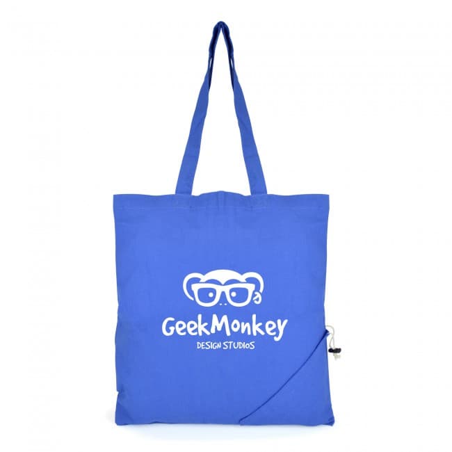 Custom Printed Promotional Cotton Foldable Bag - Image 3