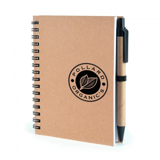 Custom Printed Verno A6 Recycled Wiro Bound Notepad