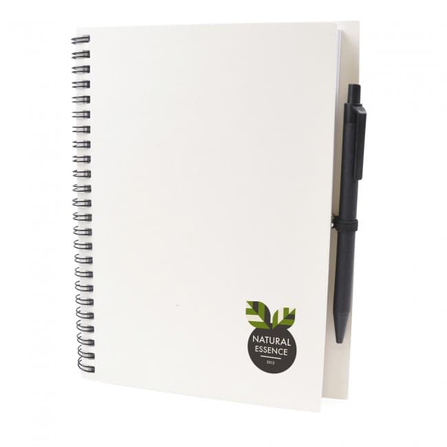 Custom Printed Intimo A5 Recycled Wiro Bound Notepad - Image 2