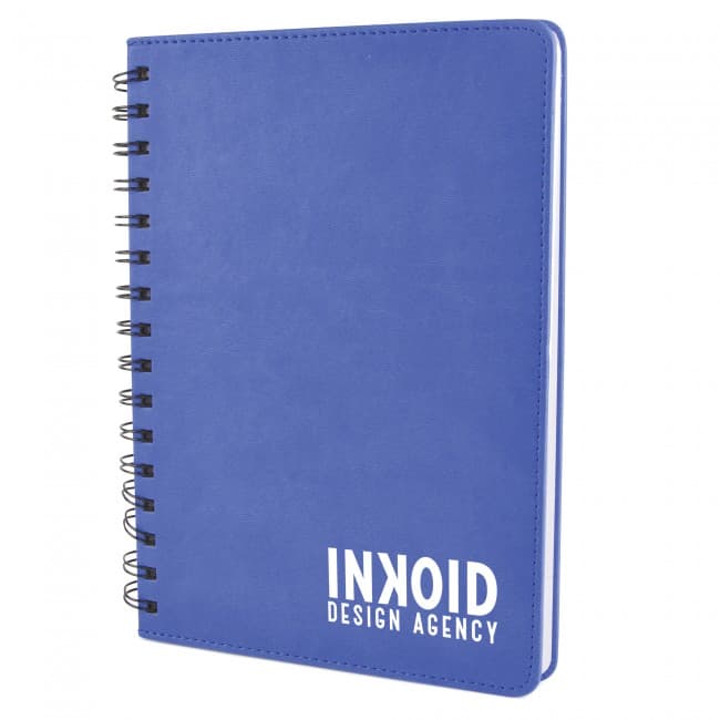 Custom Printed Salerno A5 Spiral Bound Notepad - Image 2