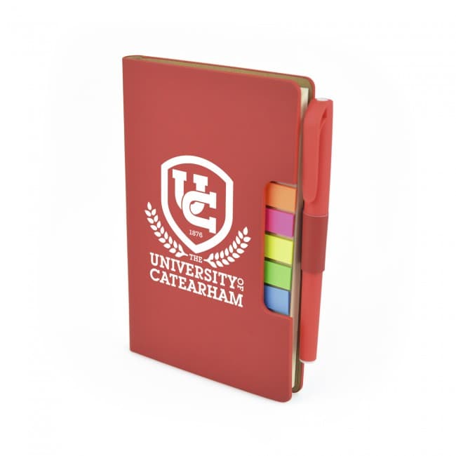 Custom Printed Notebook Flag and Pen Set - Image 3