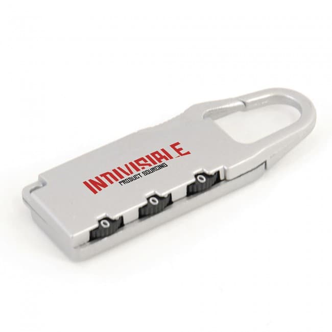 Custom Printed Candado Luggage Padlock - Image 1