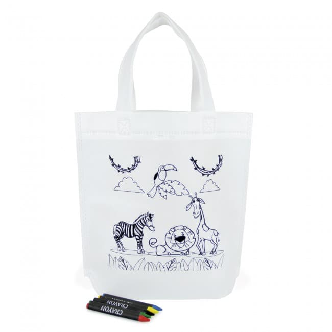 Custom Printed Kids Colouring Bag - Image 1