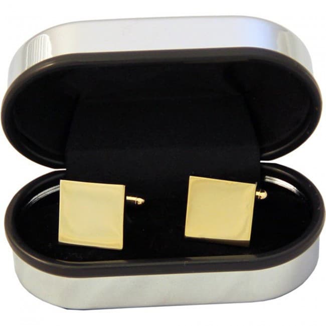 Custom Printed Gold Plated Cufflinks - Image 4