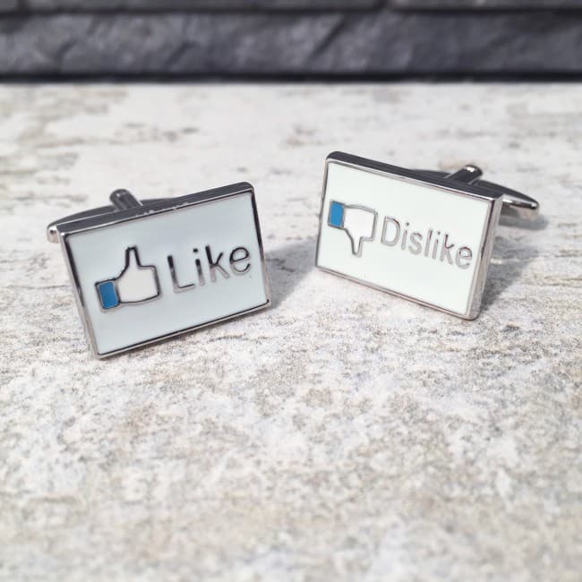 Custom Printed Like / Dislike Cufflinks