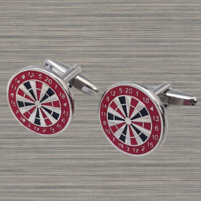 Custom Printed Dartboard Cufflinks