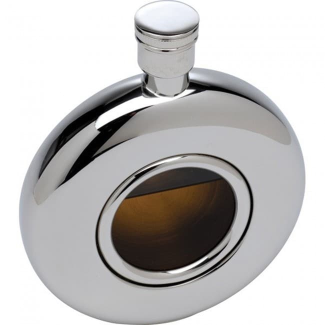 Custom Printed Round Window Flask