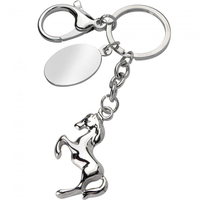 Custom Printed horse keyring