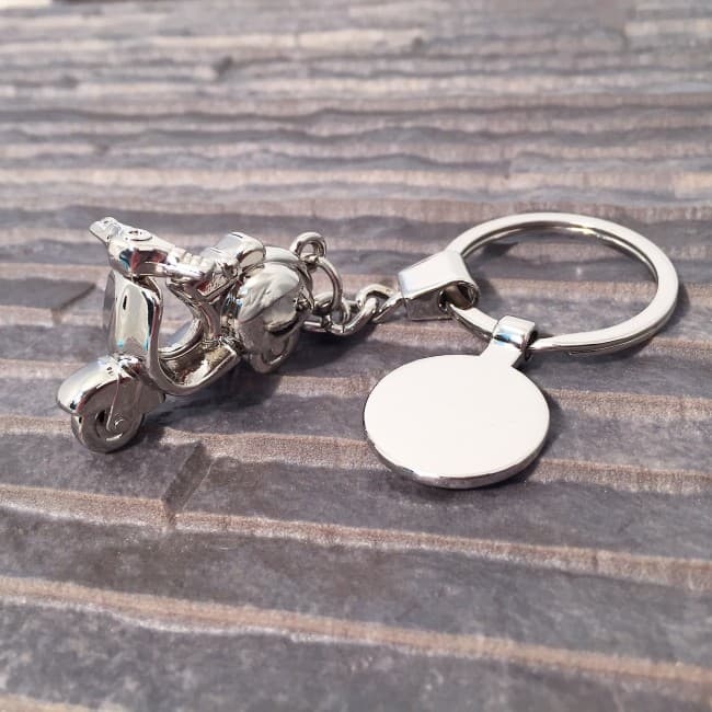 Custom Printed Scooter Keyring