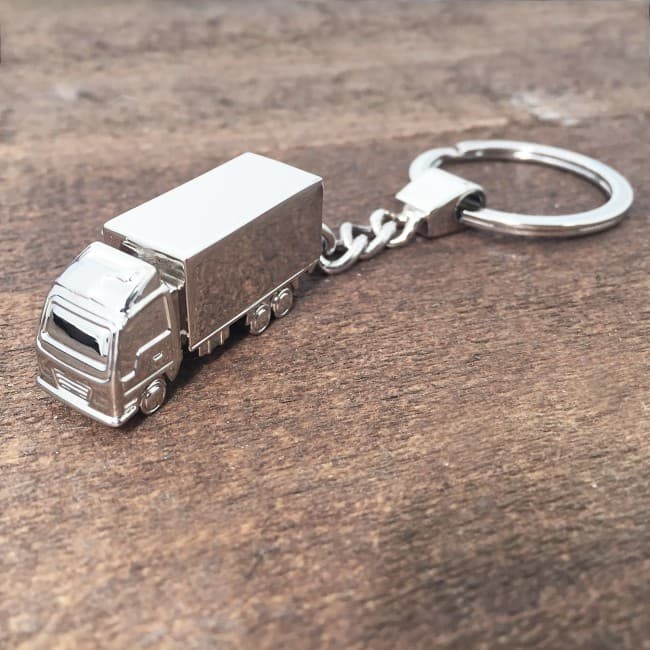 Custom Printed 3D Lorry Keyring