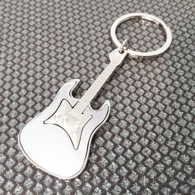 Custom Printed Electric Guitar Keyring