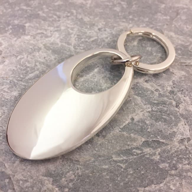 Custom Printed Oval Keyring