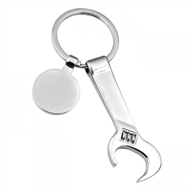 Custom Printed Monkey Wrench Keyring