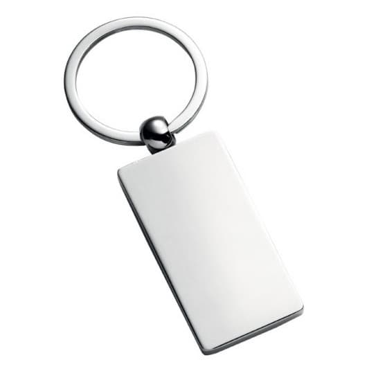 Custom Printed Rectangular Keyring with Toggle Fitting