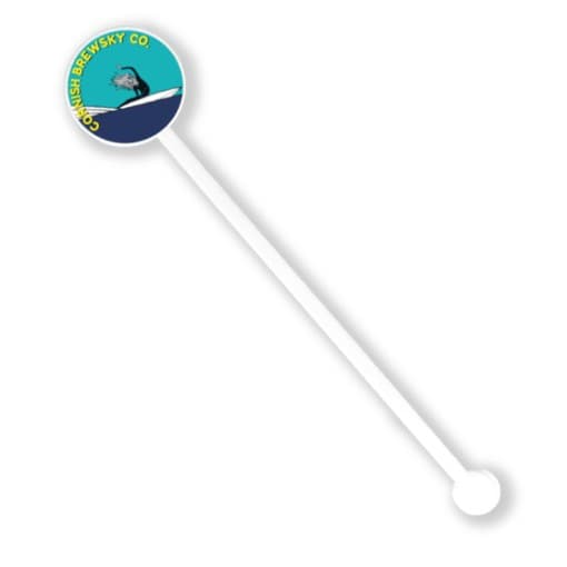 Custom Printed 30mm Circular Drink Stirrer