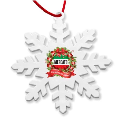 Custom Printed Snowflake Decoration