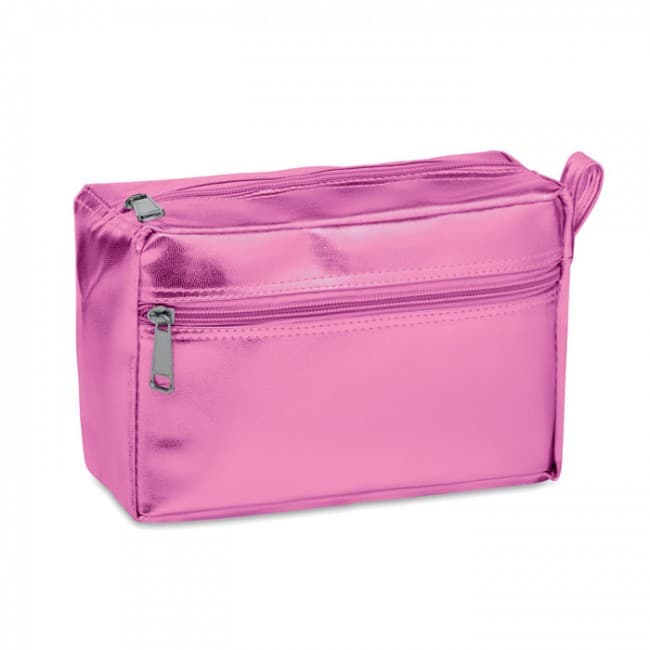 Custom Printed Cosmetic bag in shiny PVC - Image 1