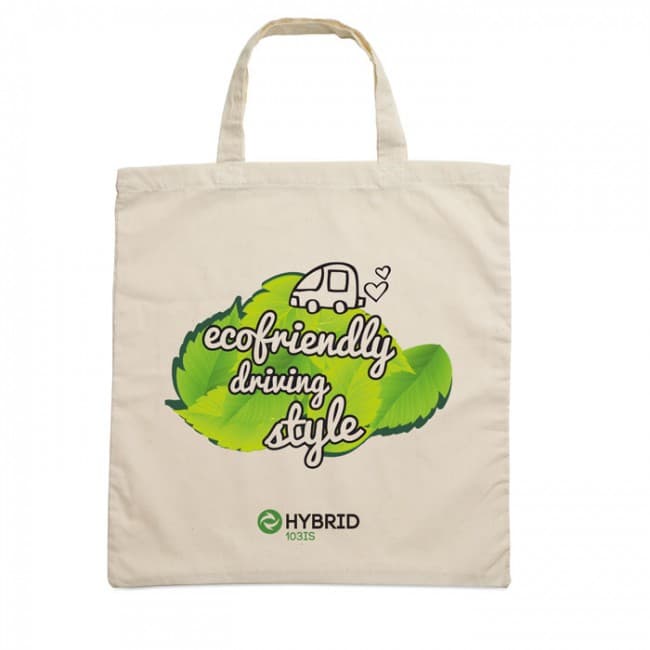 Custom Printed Shopping bag w/ short handles - Image 1