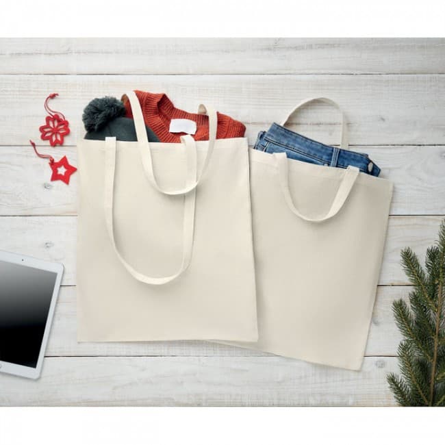 Custom Printed Shopping bag with long handle - Image 3