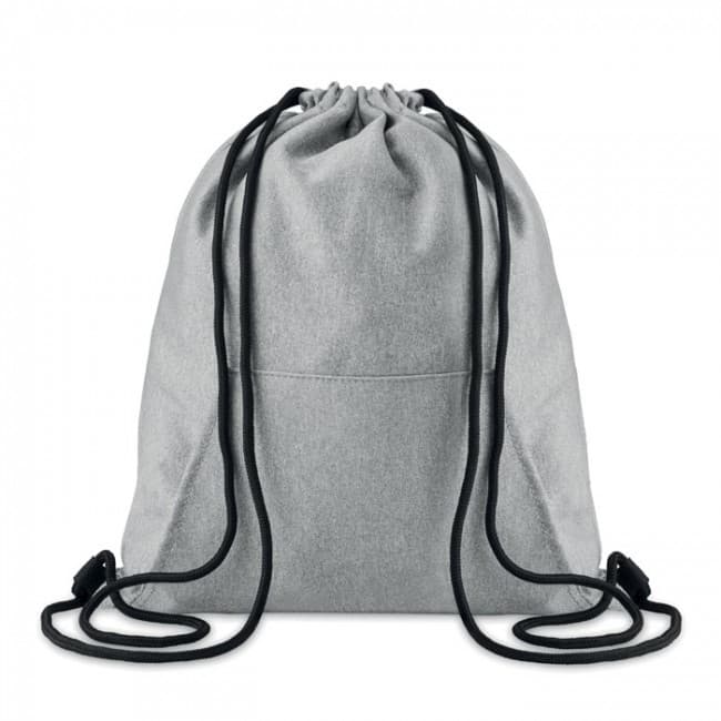 Custom Printed Drawstring bag with pocket