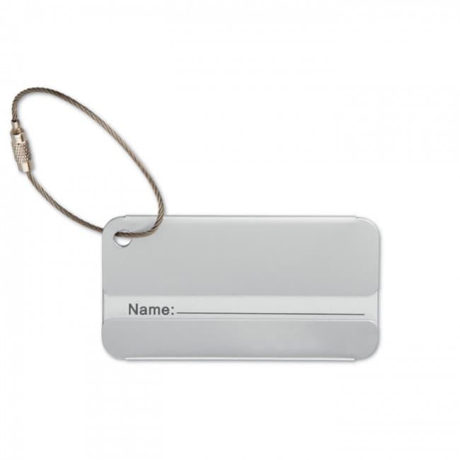 Custom Printed Aluminium Luggage Tag - Image 1