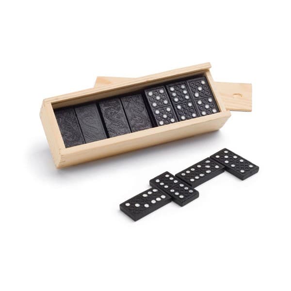 Custom Printed Dominoes Game In Wooden Box