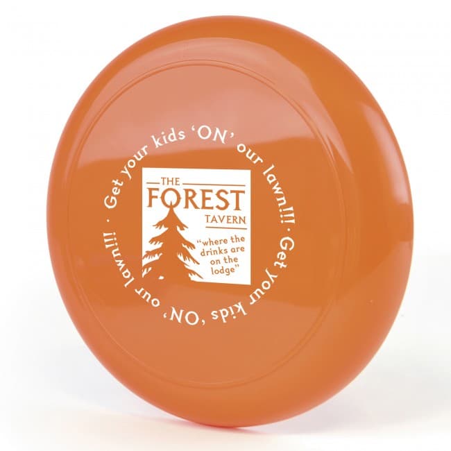 Custom Printed Basic Plastic Frisbee - Image 1