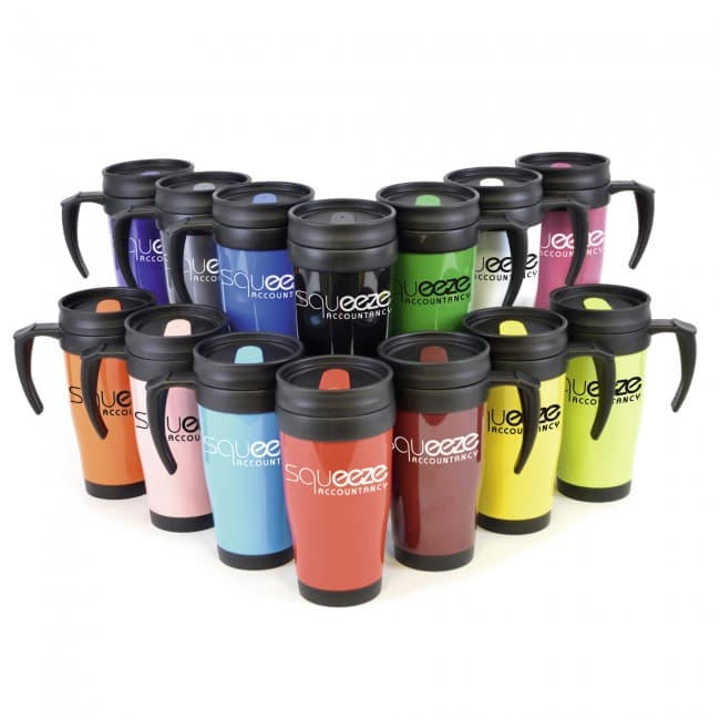 Custom Printed Polo Plus Travel Mugs 400ml