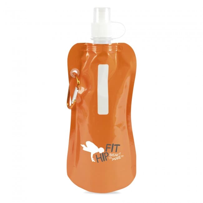 Custom Printed Metallic fold up bottle - Image 1