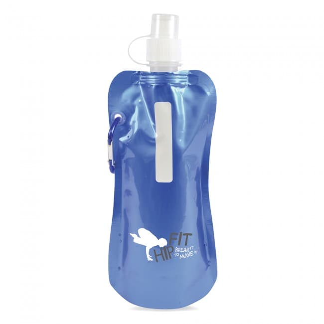 Custom Printed Metallic fold up bottle - Image 2