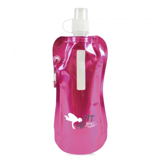 Custom Printed Metallic fold up bottle - Image 4