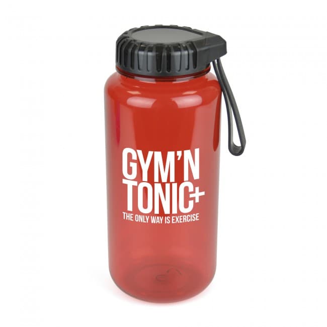 Custom Printed Gowing Translucent Gym Bottle 950ml