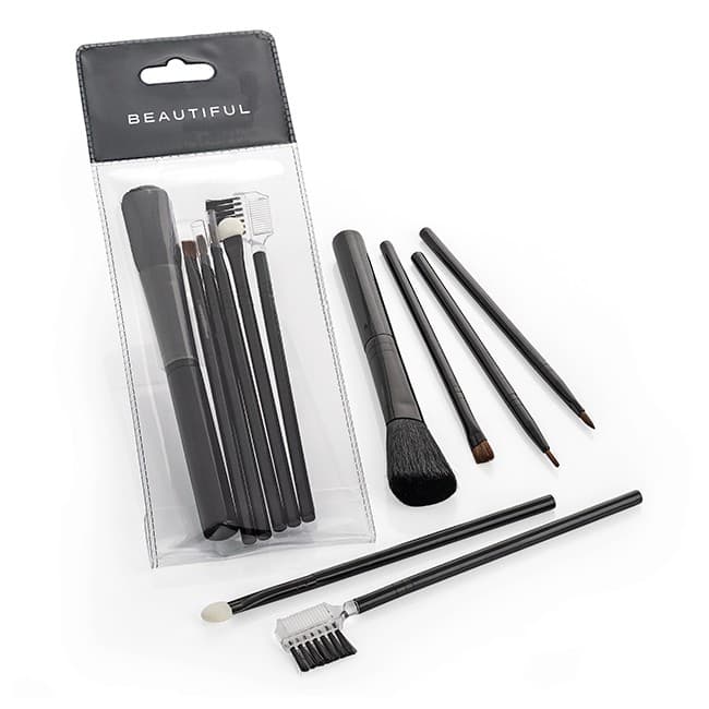 Custom Printed 6pc Brush and Applicator Set