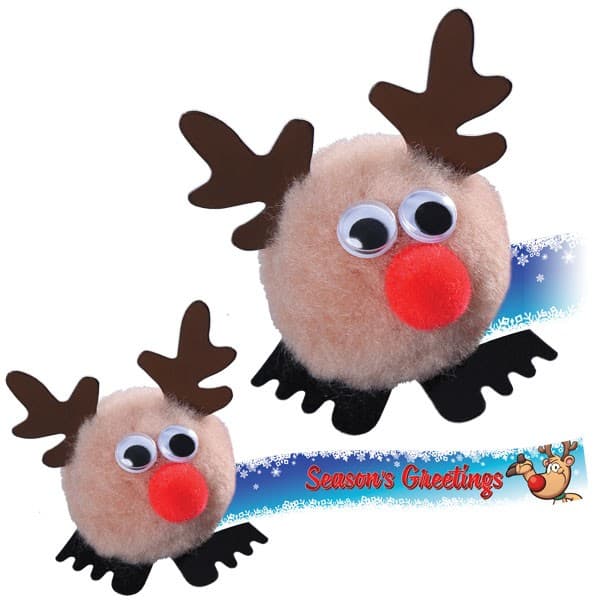 Custom Printed Reindeer Logobug