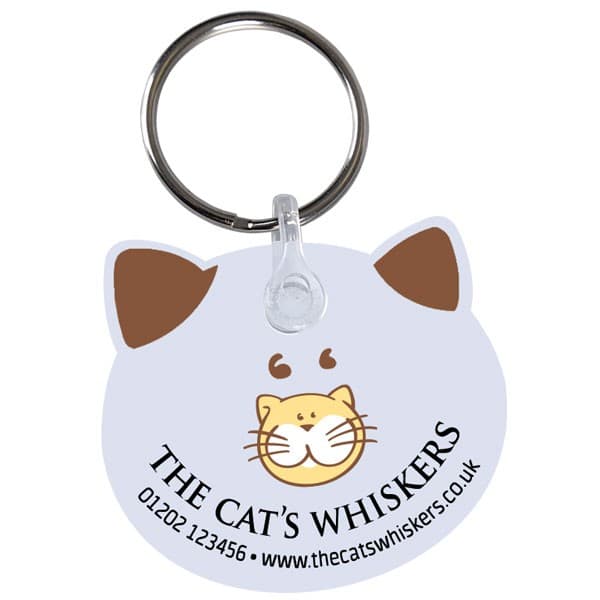 Custom Printed Flexible Plastic Keyring - Image 2