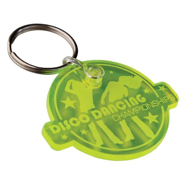 Custom Printed Embossed Acrylic Keyrings - Image 2