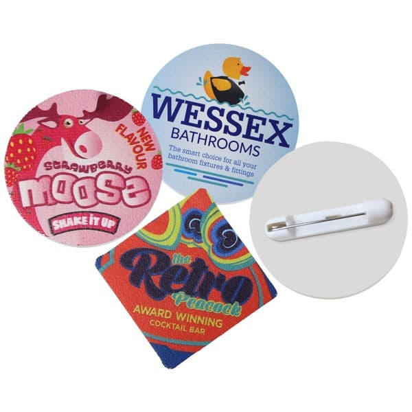 Custom Printed Foam-tuff Badges