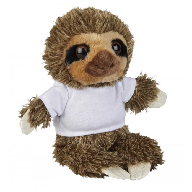 Custom Printed 18cm Sloth With T-Shirt