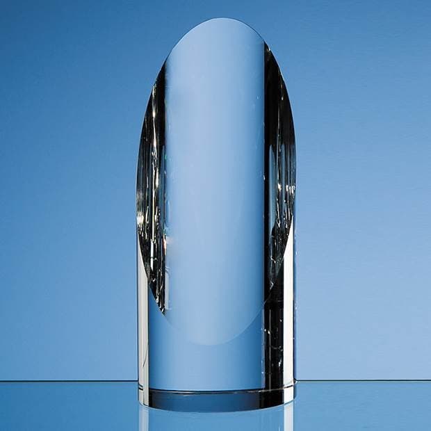 Custom Printed 19.5cm Optical Crystal Cylinder Award - Image 2