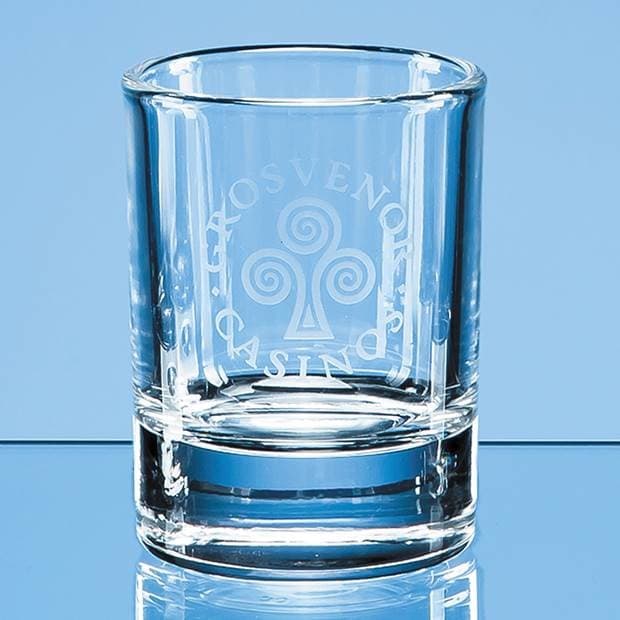 Custom Printed 50ml Round Hot Shot Tot Glass