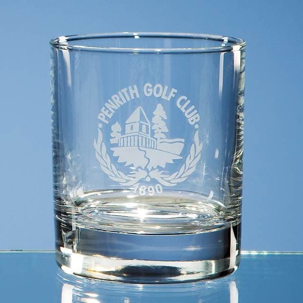 Custom Printed 290ml Bar Line Old Fashioned Whisky Tumbler