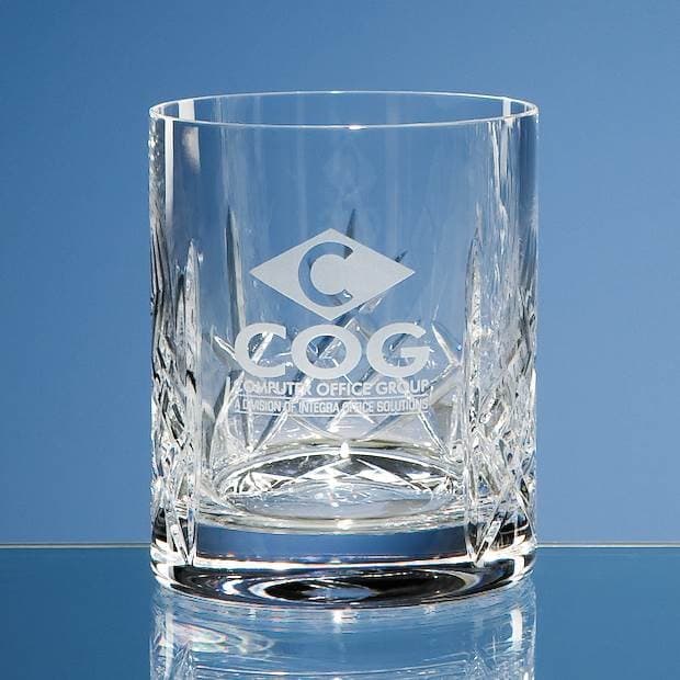 Custom Printed 320ml Flamenco Crystalite Panel Whisky Tumbler