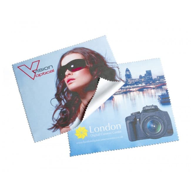 Custom Printed UK Decorated Lens Cleaning Cloth