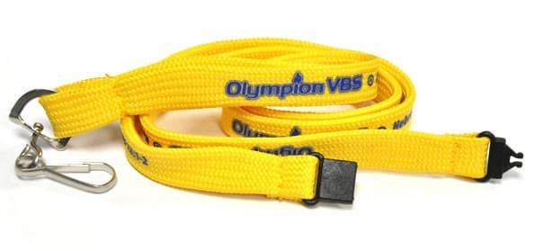 Custom Printed 15mm Tubular Polyester Lanyard - 1 Side